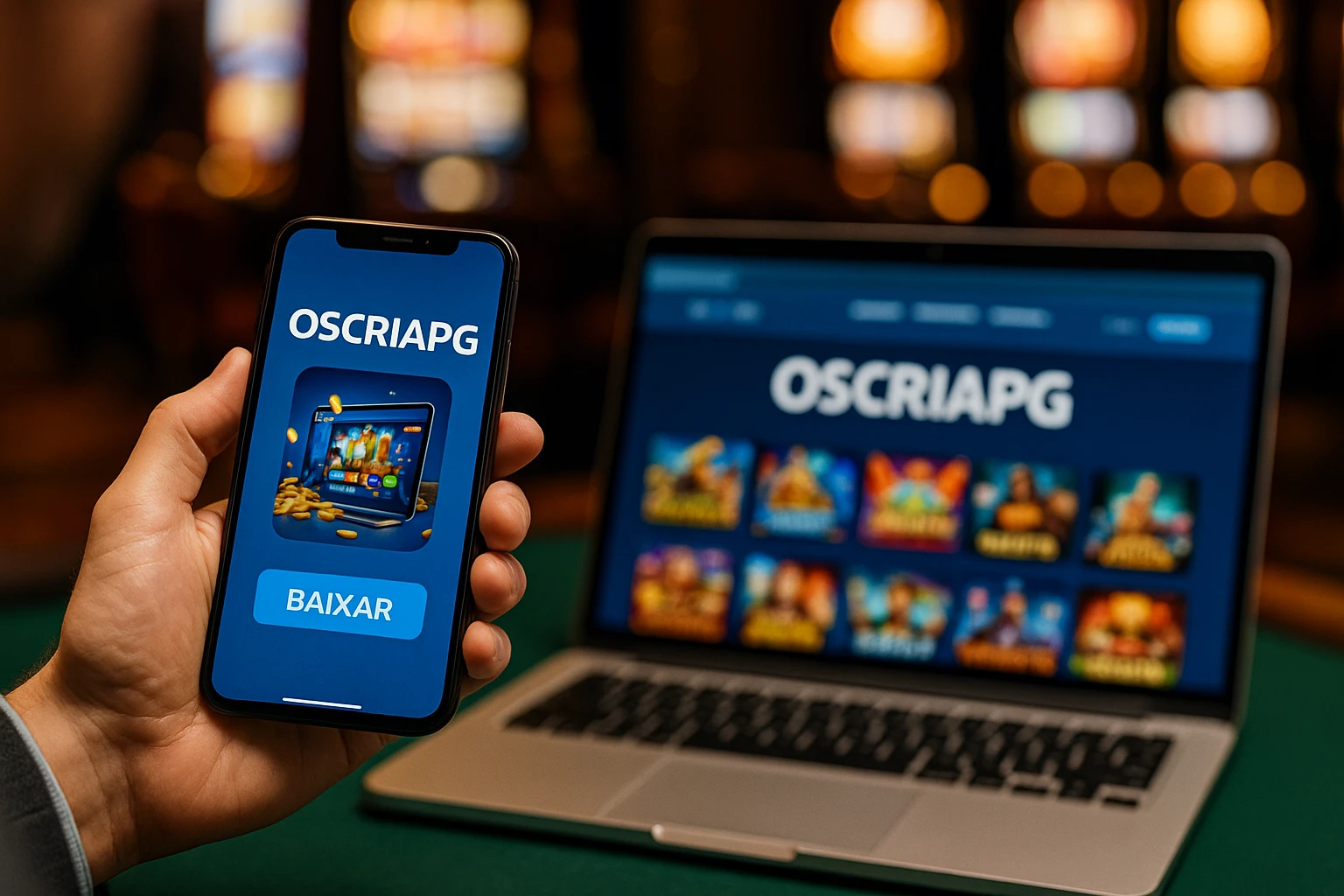 Baixar o OSCRIAPG Cassino App
