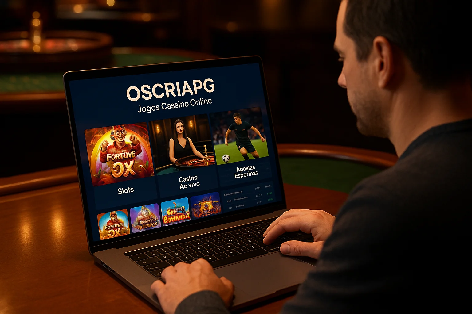 Jogos de cassino online inovadores e emocionantes na OSCRIAPG