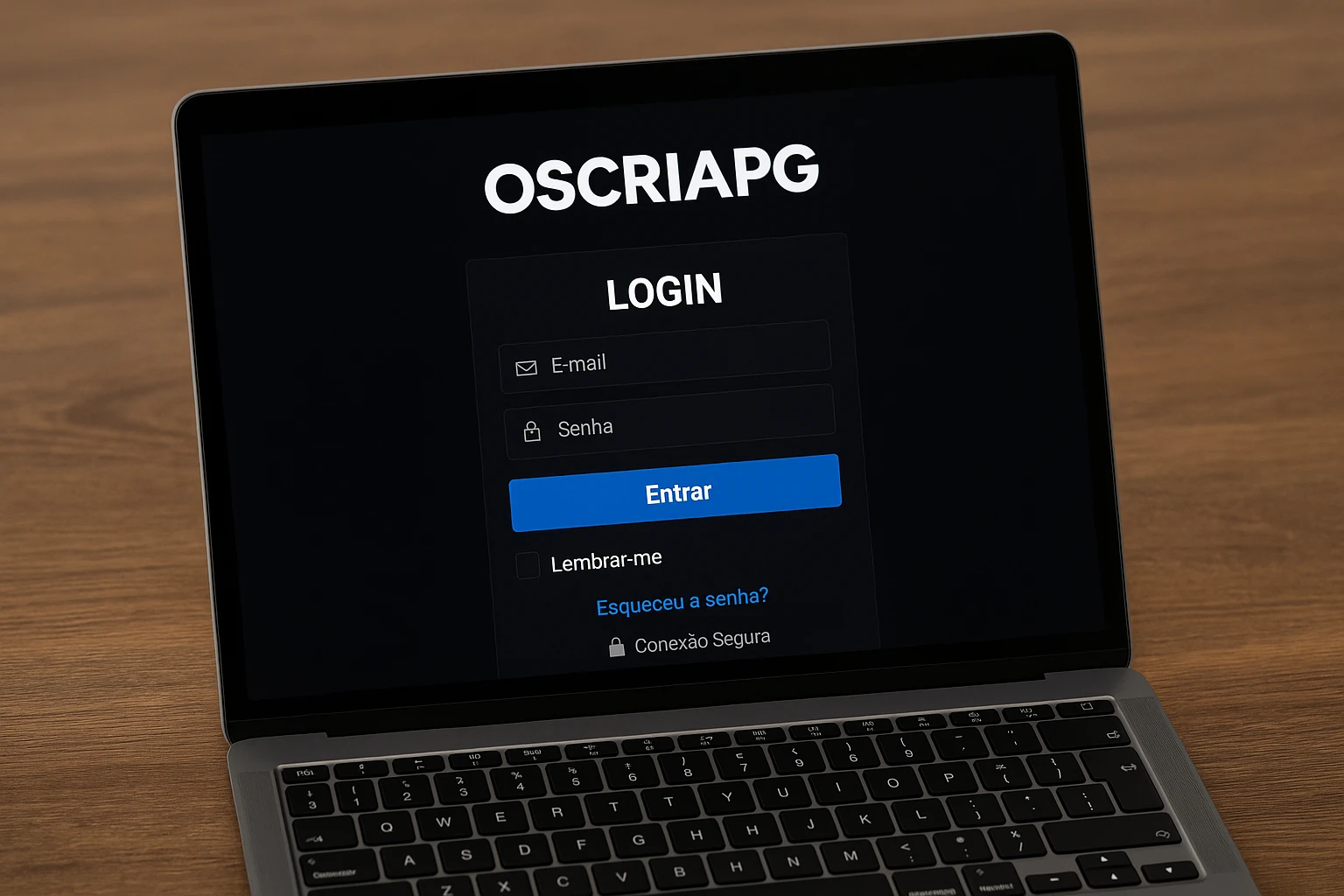 Não Perca tempo, o rRgistro na site OSCRIAPG