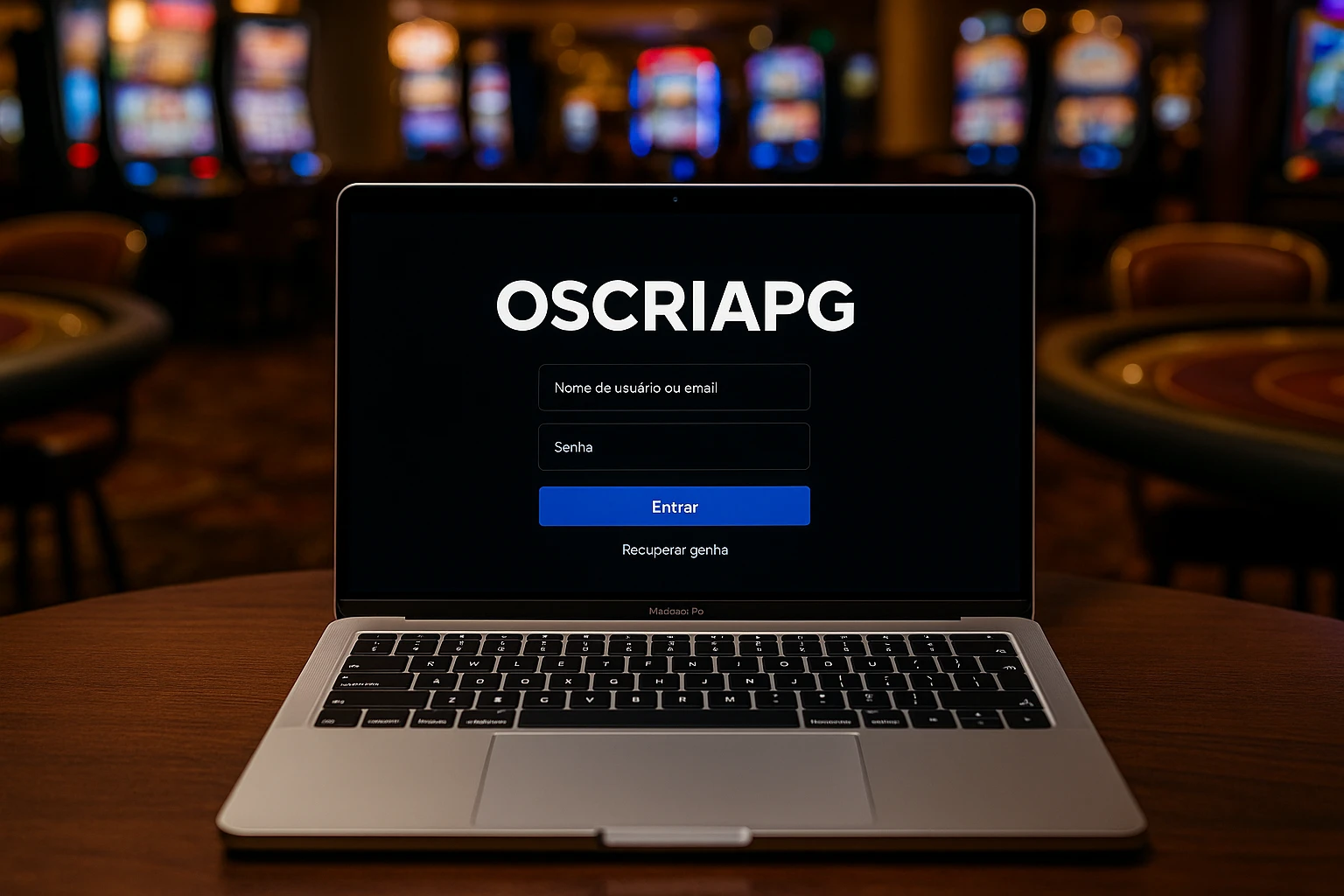 Criar uma nova Conta no plataforma OSCRIAPG